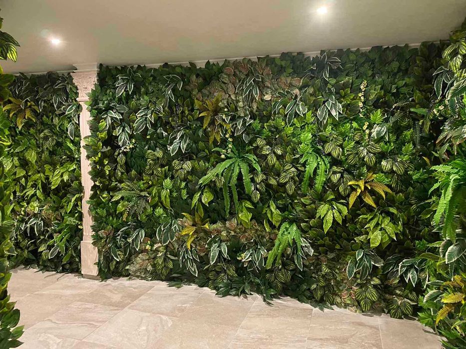 Изкуствено озеленяване / арки и зелени стени от изкуствени растения