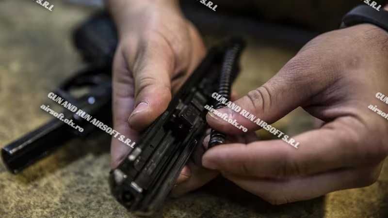 CEL MAI PUTERNIC PISTOL [5J]~ Airsoft Cu Aer Comprimat CO2 ~ Metal gaz