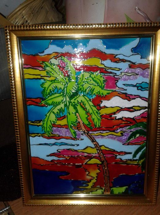 Витражная картинка