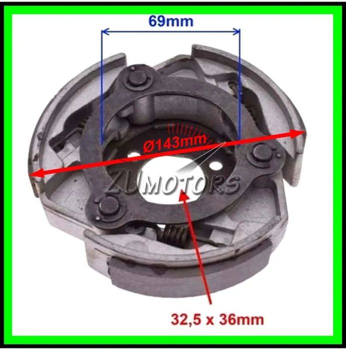 Ambreiaj LINHAI 300 Ansamblu Saboti LINHAI 300 260 Oala 145MM - Cod Original: 23925a