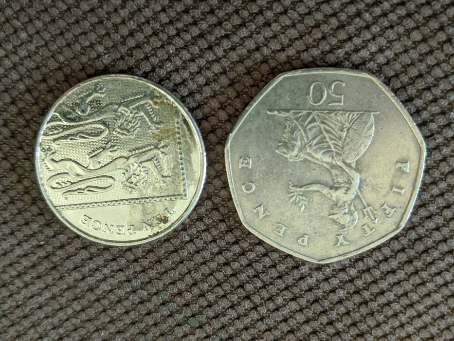 Gibraltar coins sets Монети Гибралтар 8бр.