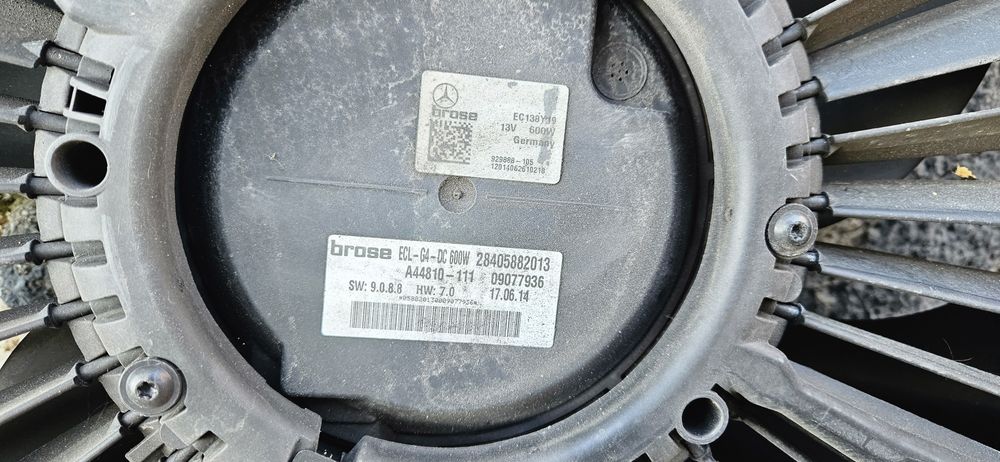 Перка за радиатор за Mercedes ML w166 /GLE W166/GL X166/GLS X166