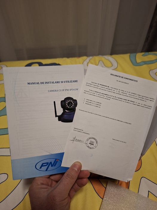 Vând camera ip PNI IP541W wireless sau cablu