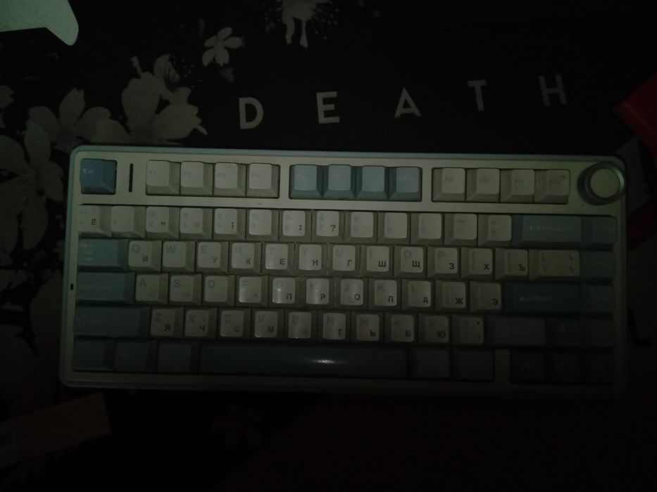 Клавиатура AULA F75 White/Blue