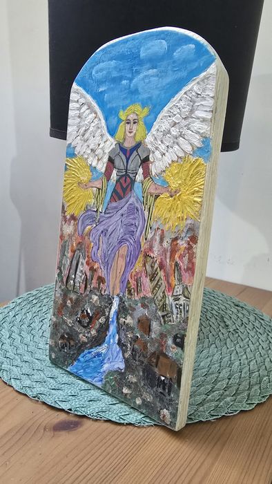 Tablou Pictură suprarealistă pe lemn