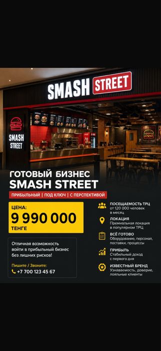 Продается фаст фуд в ТРЦ, донер, бургер, пицца