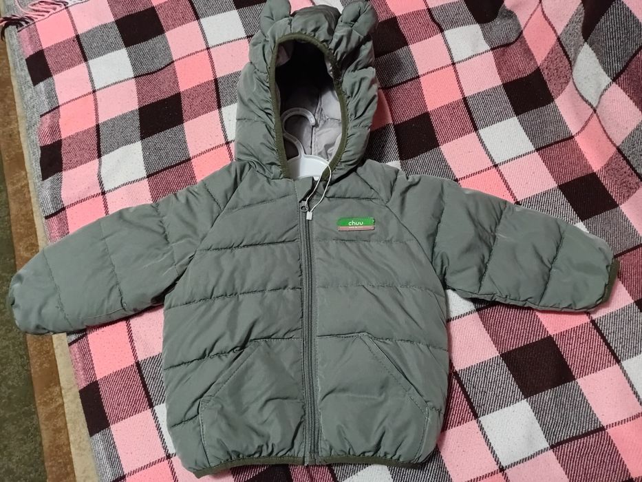 Детская куртка серая