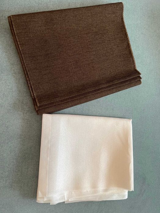 Три отреза ткани лен, от штор