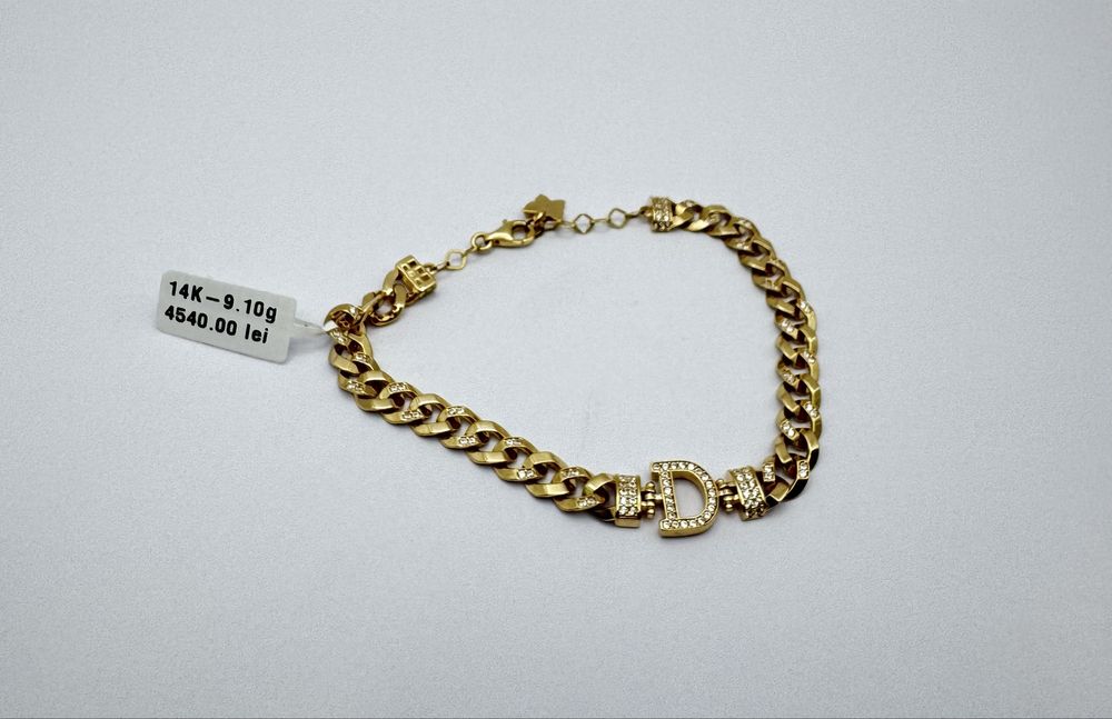 Bijuteria Royal bratara aur 14k 9.10 gr