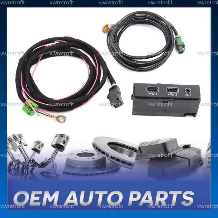 KIT CABLAJ si MUFA USB 8W0035736 Carplay Audi A4 A5 Q5 B9 Android Auto