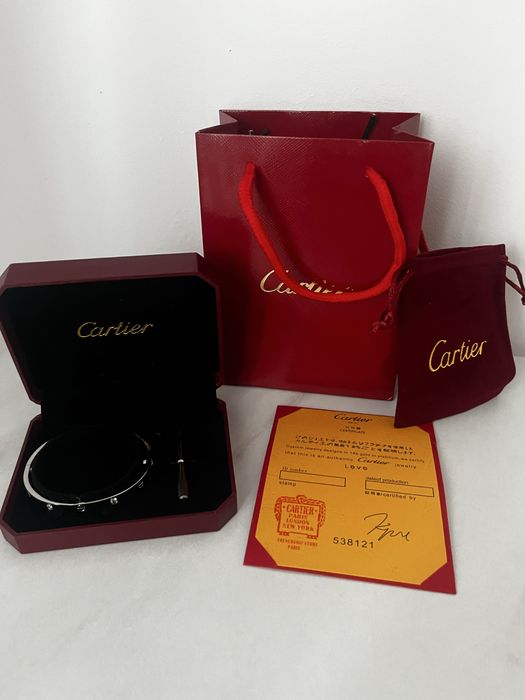 Brățară cartier argint și rose gold