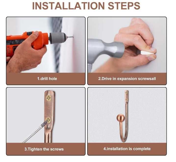 Set doua carlige pentru prindere draperie sau perdea