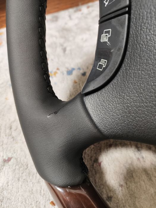 Руль Мерседес дерево w220 рест