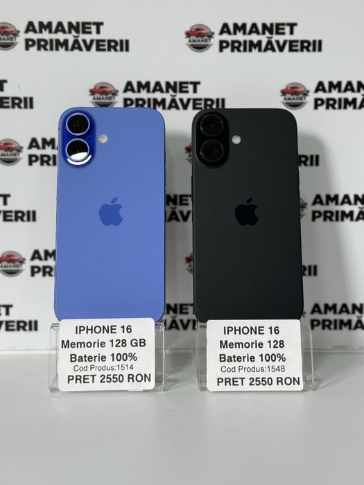 Iphone 16 128 GB 100% Baterie