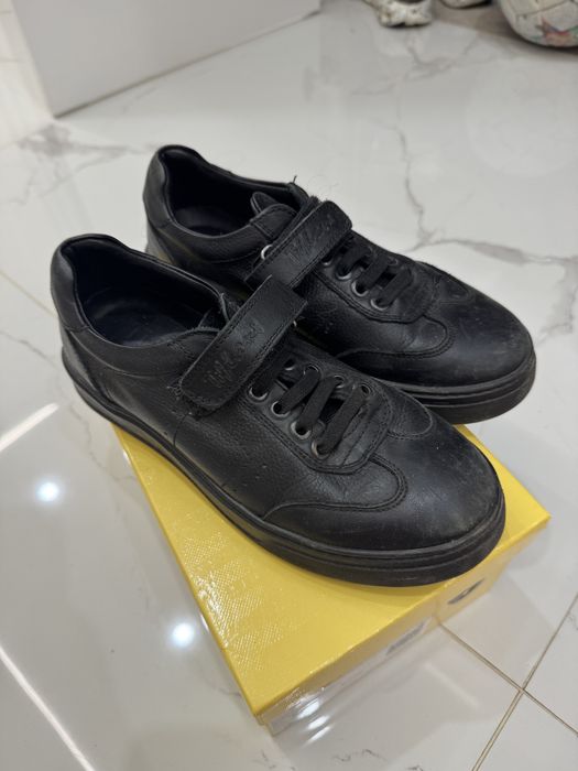 Кожаные кеды 34 размер