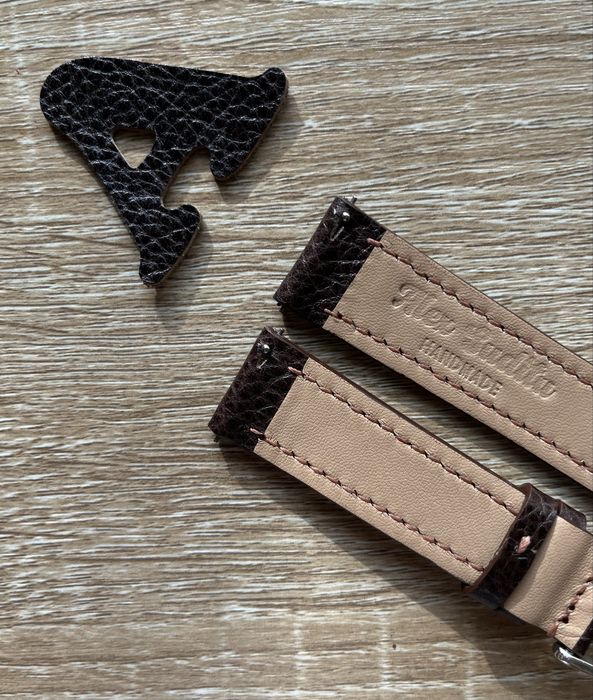 Curea pentru ceas din piele italiana de lux Dollaro lucrata manual