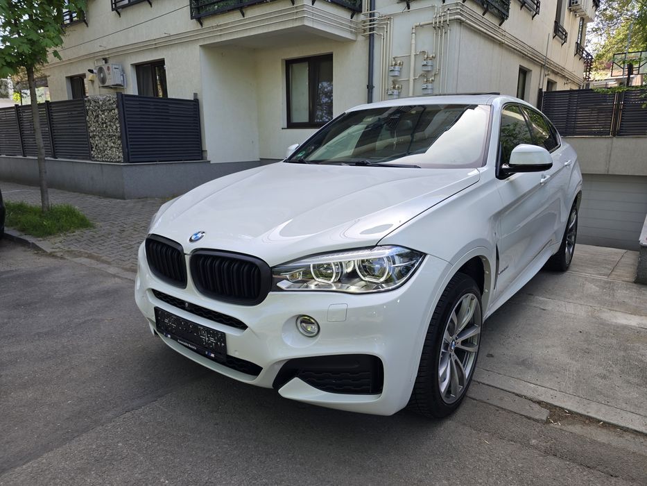 BMW X6 3.0Xdrive 2018/Alb-Alpine/Pachet M Int-Ext-Trapa/Adus Recent-Ro