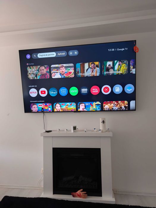 Televizor Smart QLED TCL 75C61B, 75 inch (190 cm), 4K Ultra HD