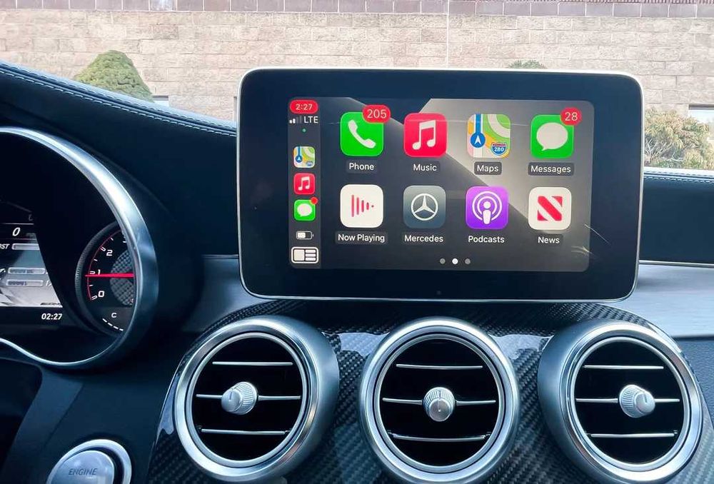 CarPlay & Android Auto за Mercedes C/GLC(W205/X253) + Монтаж NTG5
