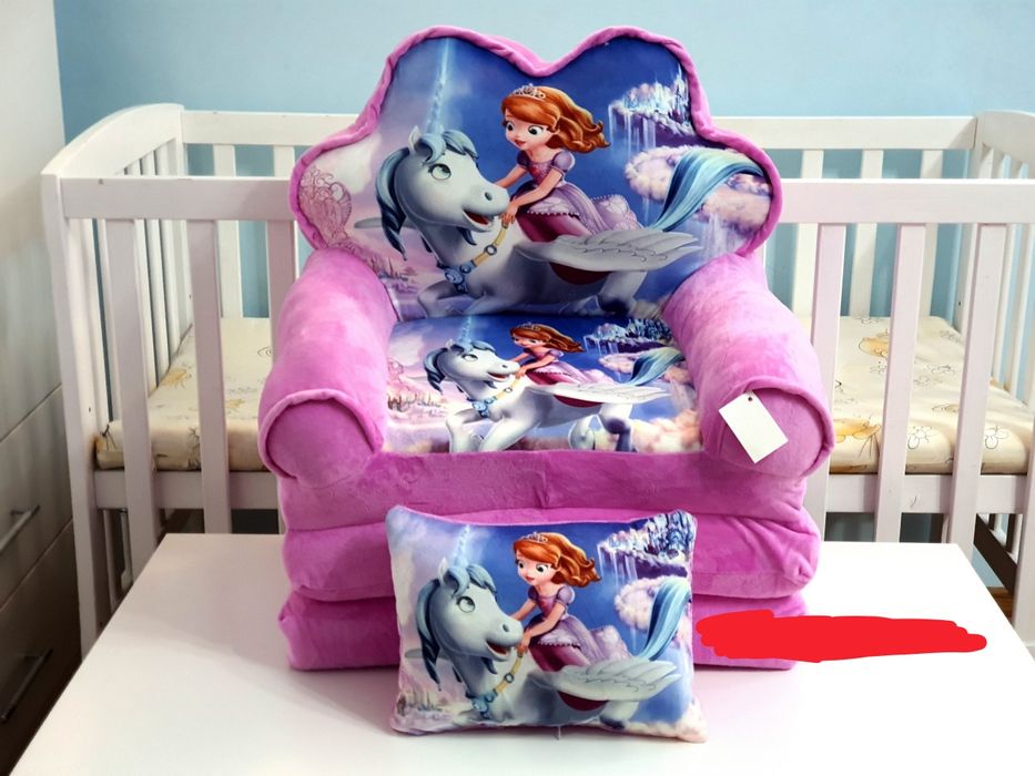 Мягкое детское кресло-диван.Трансформер