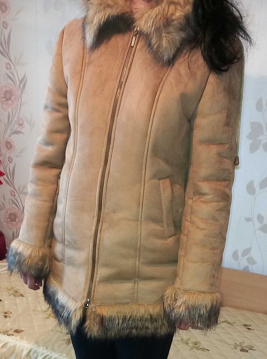 Кожена шуба, кожухче от еко кожа