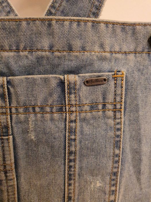 Salopeta blugi jeans cu fusta Cropp, M, noua