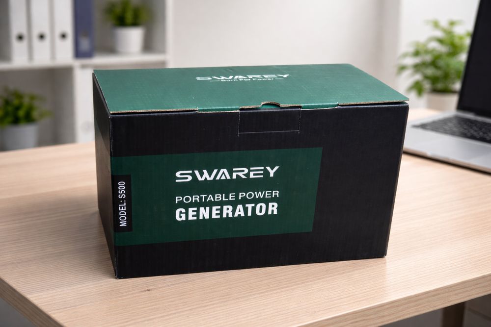 Преносима зарядна станция SWAREY 518Wh | 500W | Power Station |Къмпин