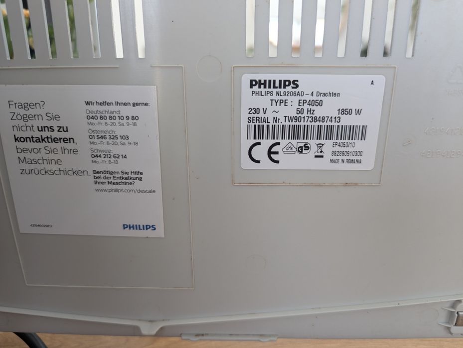 Espressor / aparat cafea automat Philips EP 4050