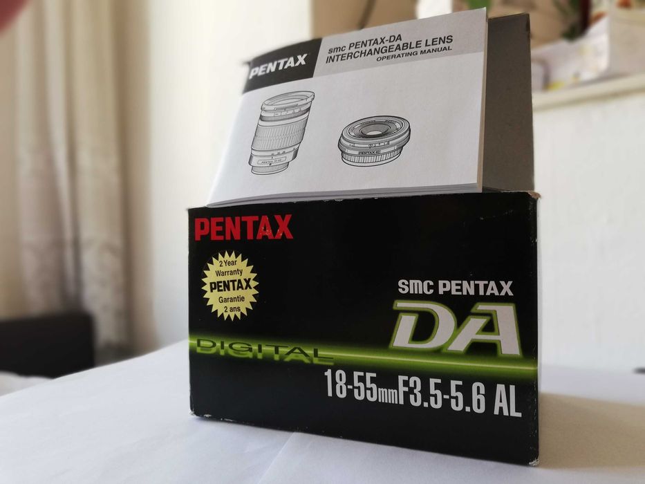 Обектив  SMC Pentax DA 18-55mm. F3.5-5.6AL   (нов)+