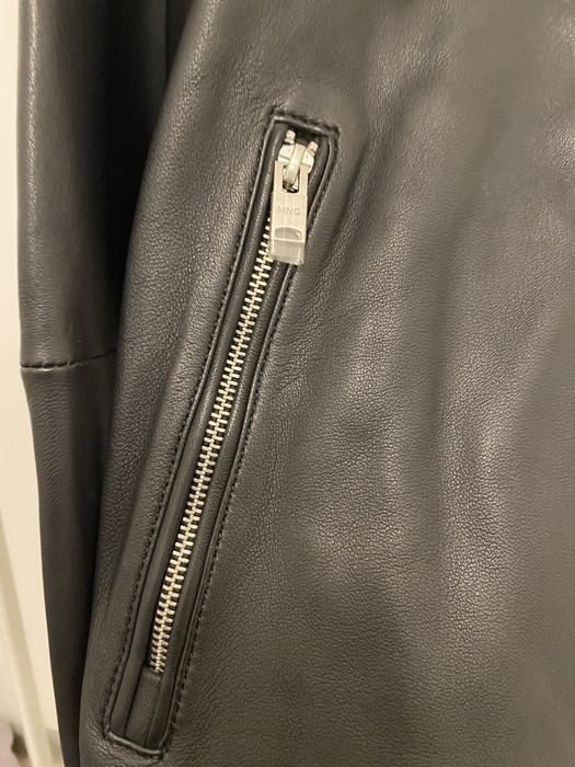 Мужская кожаная куртка MNG