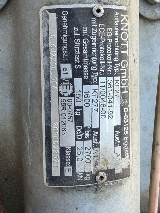 Прицеп категории ВЕ.