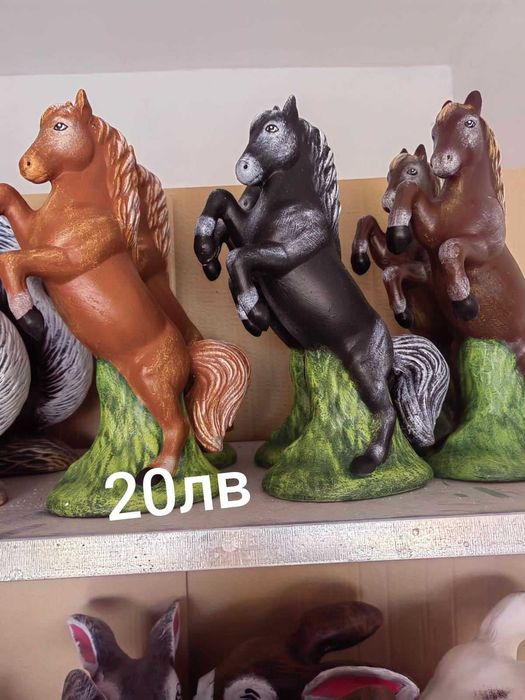 Фигури за дома и градината българско производство печена керамика