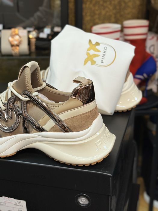 Оригинални сникърси PINKO ARIEL 01 Tabacco 40,41