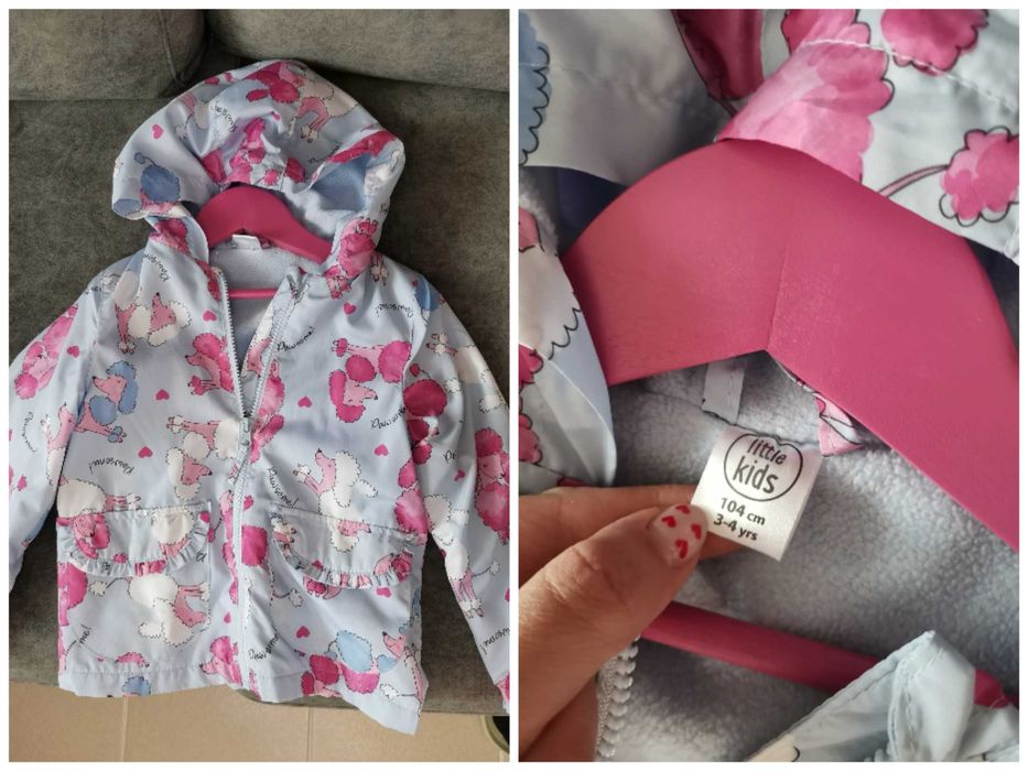 Якета за момиче р-ри от 98см до 110 см