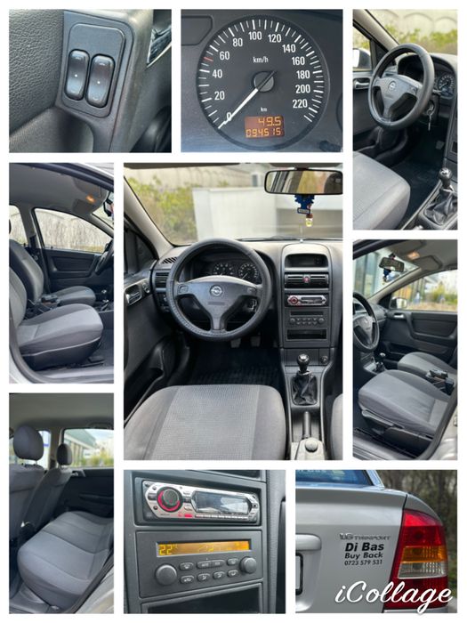 Opel Astra G  Sedane/1.6twinport/Euro4/94.000km/Climatronic/Geamuri Electrice/Făra nicio problema/Finantare Rate Banca Transilvania