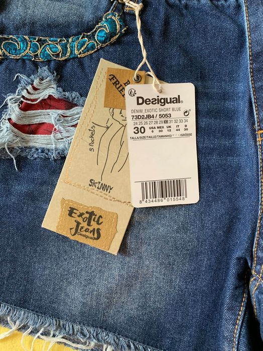 Дънкови къси панталони