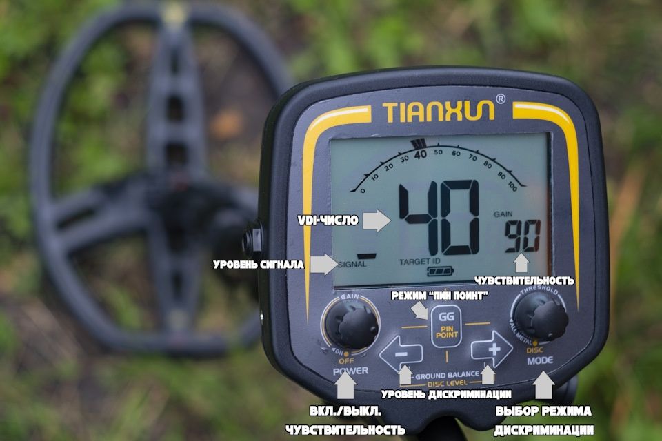 Металлоискатель TX-850 для поиска золота
