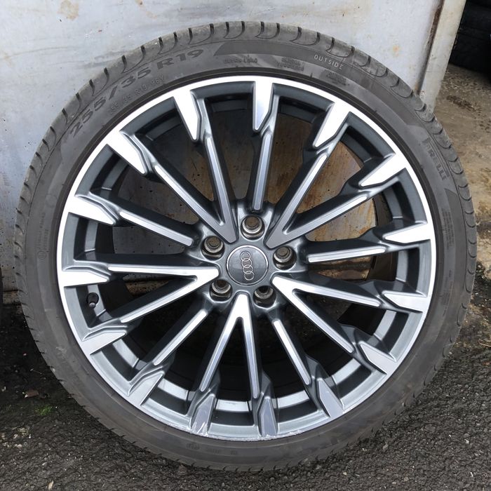 Jante bicolore 255/35/19 ET32 Audi A5 A4 B8 B9 Pirelli2025 8W0601025BJ