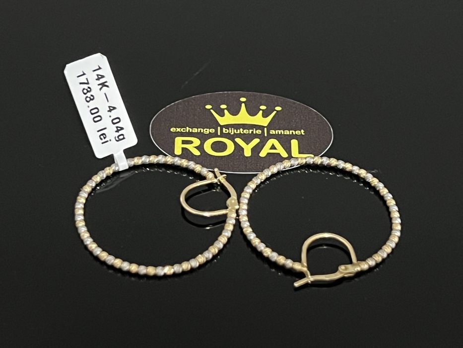 Bijuteria Royal CB : Cercei dama aur 14k 4,04 grame