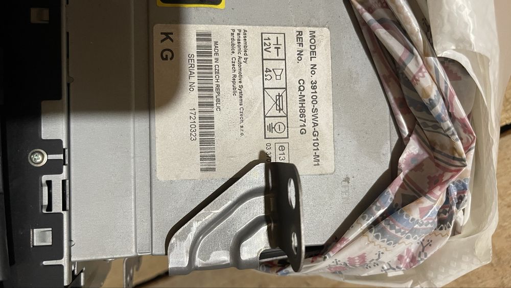 Casetofon hinda crv model 2008