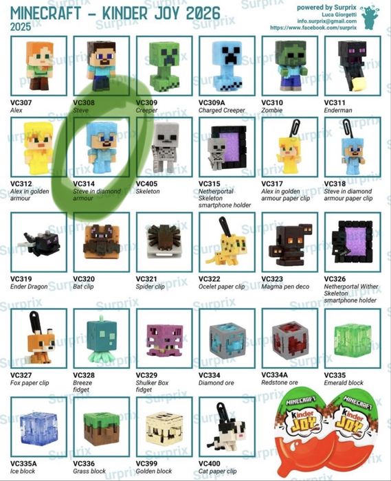 kinder joy minecraft киндер майнкрафт