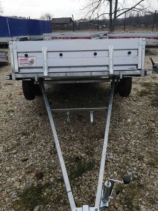 Oferta remorca noua, 2 axe 750 kg, se conduce cu B