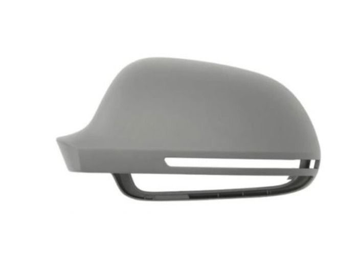 Carcasa oglinda exterioara A4/S4 (B8) Combi 08-11, A4/S4 (B8) Sedan 07-11, A5/S5 (B8) 07-09, A6 (C6) 07-09, Q3 (8U) 11-18; stanga/dreapta, grunduita, gaura indicator, pt oglinzi cu detectie unghi mort, 8T0857527EGRU
