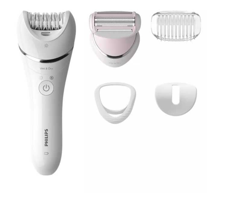 Епилатор Philips BRE710/00, Използване на влажна/суха кожа