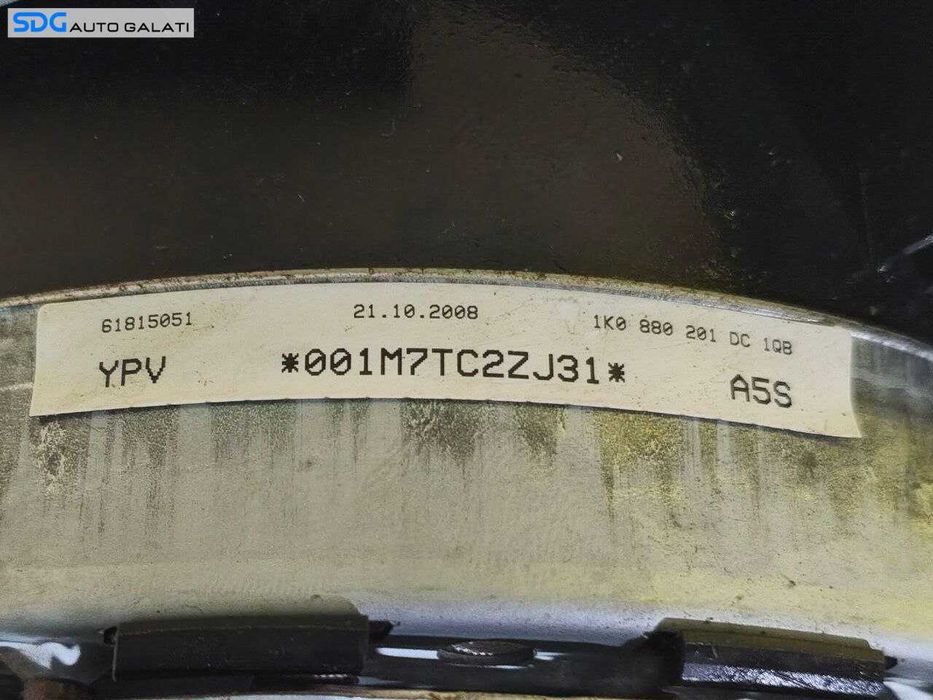 Airbag de pe Volan Volkswagen Jetta 3 2005 - 2011 Cod 1K0880201DC 61815051 [LR1926]