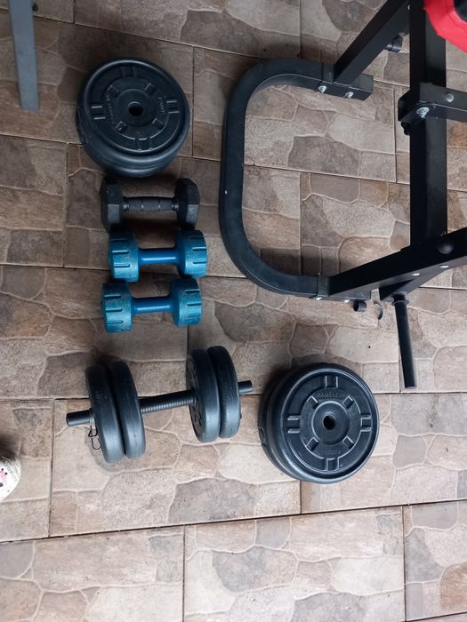 Banca fitness multifunctional+greutati