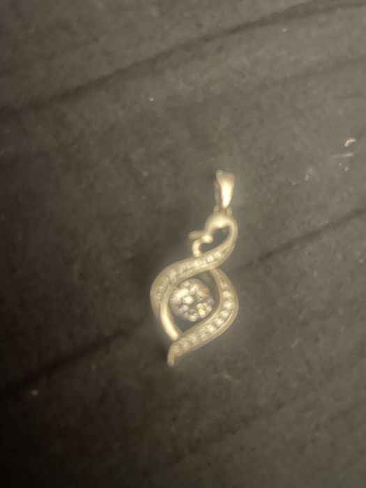 Сребърни пръстени и колие Lbvyr,висулка с мойсанит