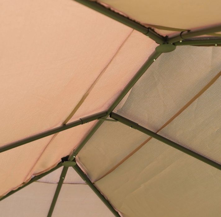 Pavilion Metalic 300 × 400 cm / 3 x 4 m cu pereti laterali - NOU