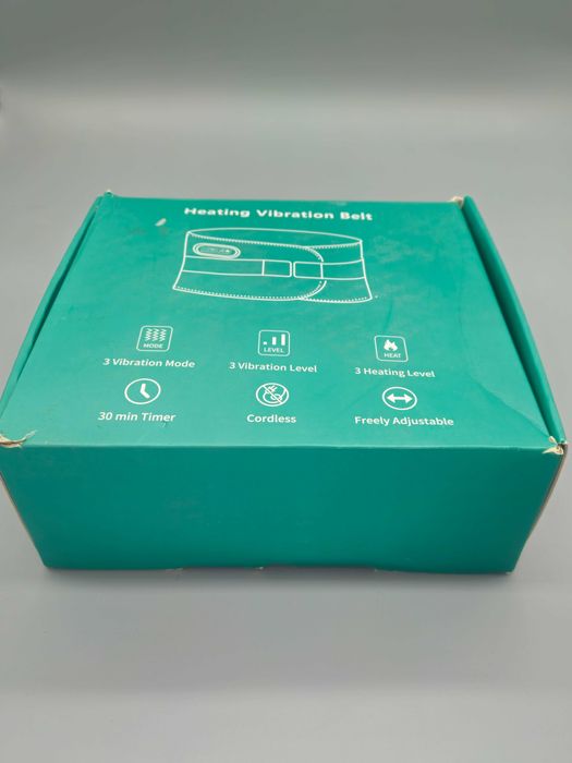 Безжичен затоплящ и вибриращ колан за кръст/корем с 5000 mAh батерия!