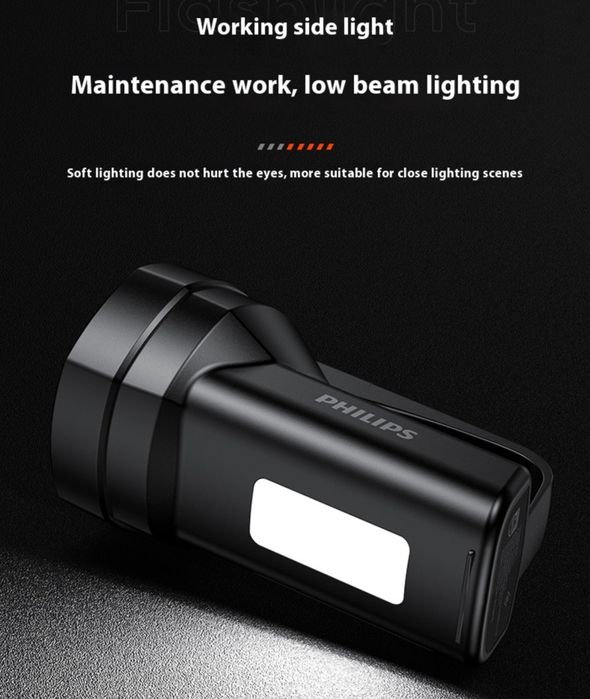 Lanterna Lampa Philips Originala cu Led Philips si Acumulator Nouă